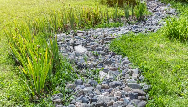 River Rock Garden Installation in Sanford