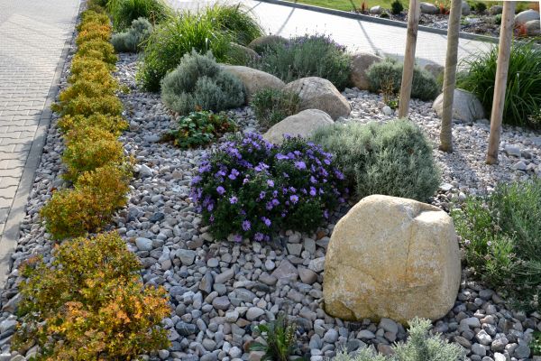 Decorative Rock Installation in Sanford