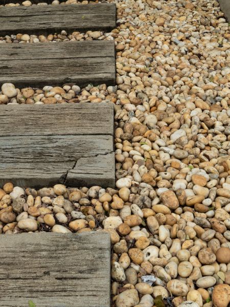 Pea Rock Installation in Sanford