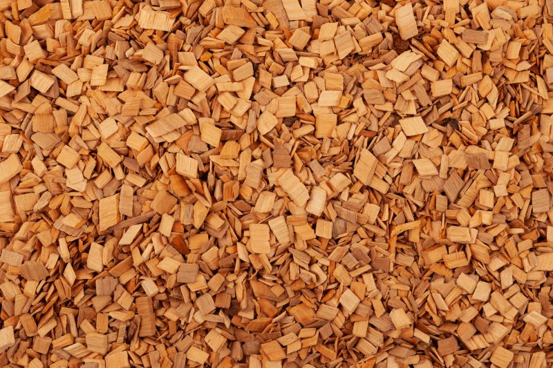 Wood Chips Spreading